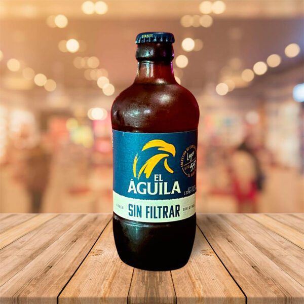 Cerveza "El Águila" S/Filtrar 33 Cl Botellín Caja 24 Unid