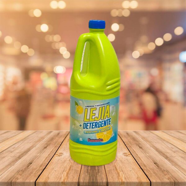 Lejía + Detergente "Fuensantica" Limón 2 L
