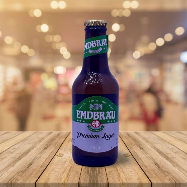 Cerveza "Emdbrau" 25 Cl Botellín Caja 24 Unid