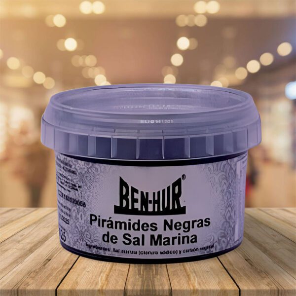 Sal Marina Negra Pirámides "Ben-Hur" 125 Gr