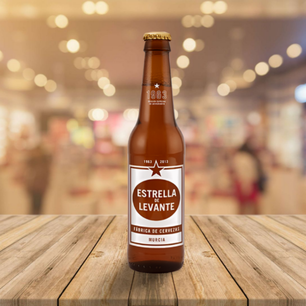 Cerveza "Estrella Levante" 1/3 Botellín Pack 24 Unid