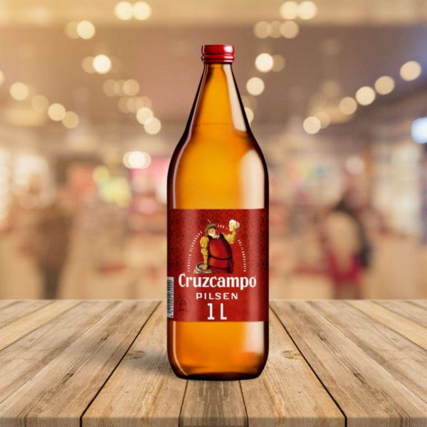 Cerveza "Cruzcampo" 1 L Pack 6 Unid