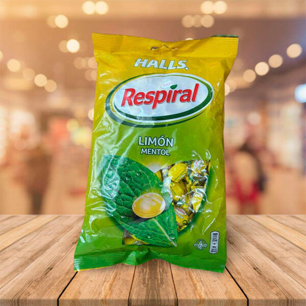 Bolsa Caramelos Mentol "Respiral" Limón 350 Gr