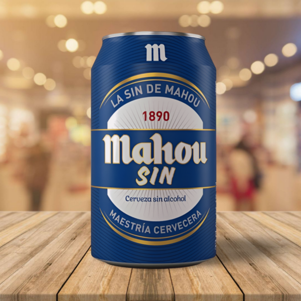 Cerveza "Mahou" S/A 33 CL Lata Caja 24 Unid