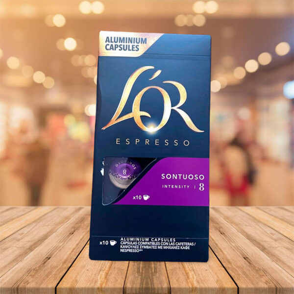 Café "L'or" Espresso Sontuoso 8 Intensidad 10 Capsulas