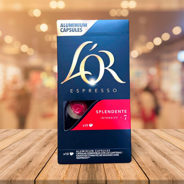 Café "L'or" Espresso Splendente 7 Intensidad 10 Capsulas