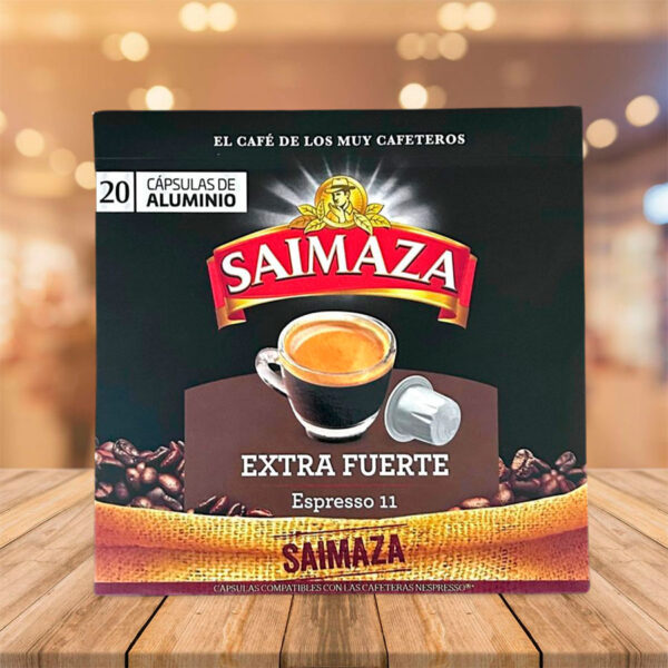 Cápsulas Café Extra Fuerte "Saimaza" 20 Ud