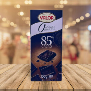 Chocolate Negro 85% Sin Azúcar "Valor"