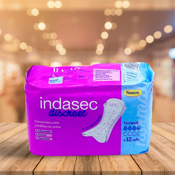 Compresas "Indasec" Discreet Normal 12 Ud