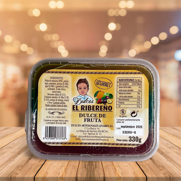 Crema de Frutas "El Ribereño" 330 Gr