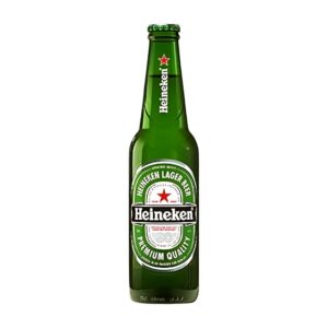 Cerveza "Heineken" 1/3 Botellín Caja 24 Unid
