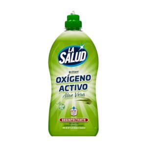 Oxigeno Activo "La Salud" Aloe Vera 1,5 L Caja 9 Unid
