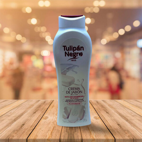 Gel de Ducha "Tulipan" Negro Crema de Jabón 650 Ml