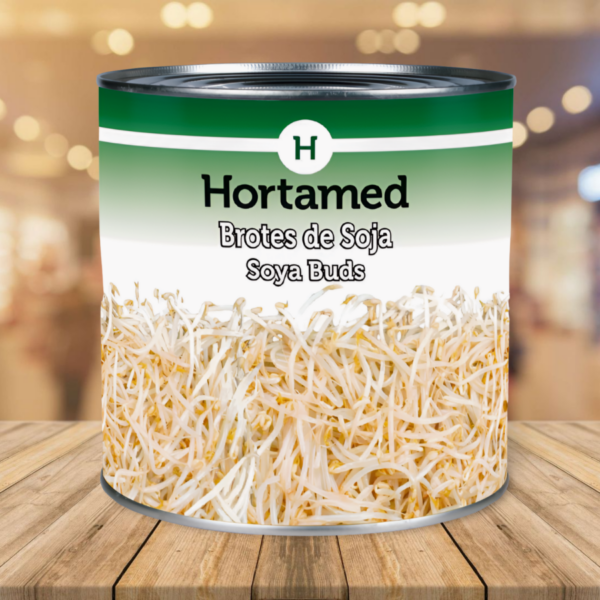 Brotes de Soja "Hortamed" Extra 3Kg Bruto 1,15 Kg Escurrido