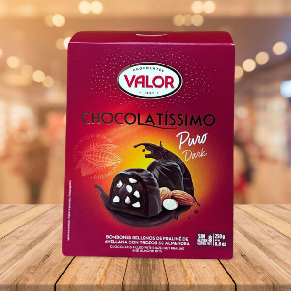 Bombones "Valor" Chocolatissimo Puro 250 Gr