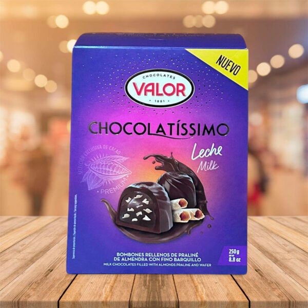 Bombones "Valor" Chocolatissimo Leche 250 Gr