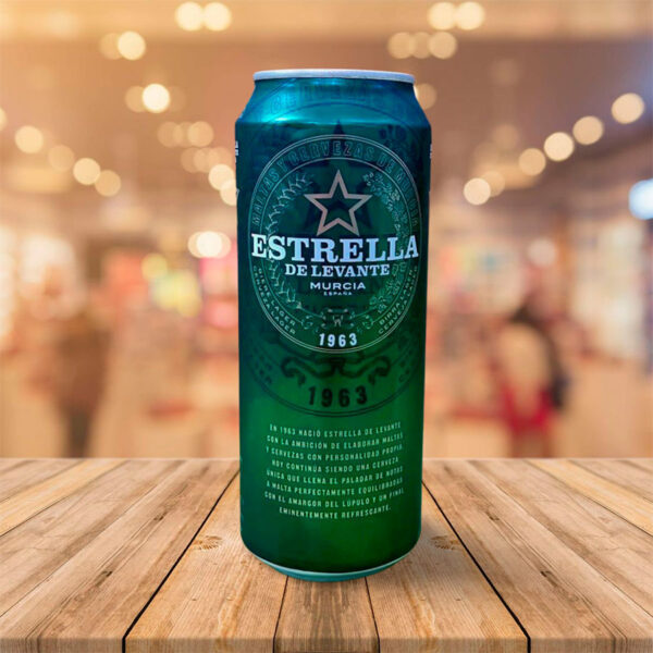 Cerveza "Estrella Levante" 50 cl Bote Pack 24 Unid