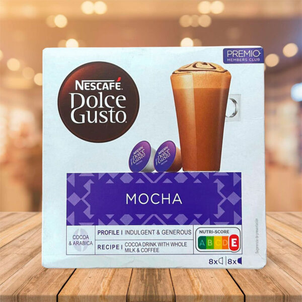 Café Mocha "Dolce Gusto Nescafe" 8 + 8 Capsulas