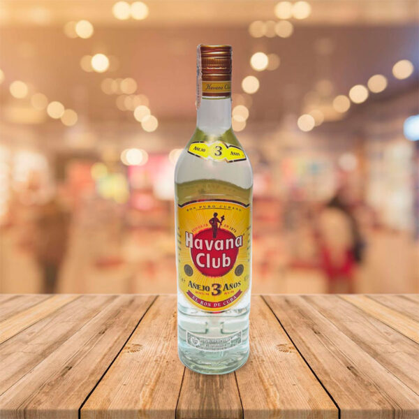 Ron "Havana Club" 3 Años Blanca 70 Cl