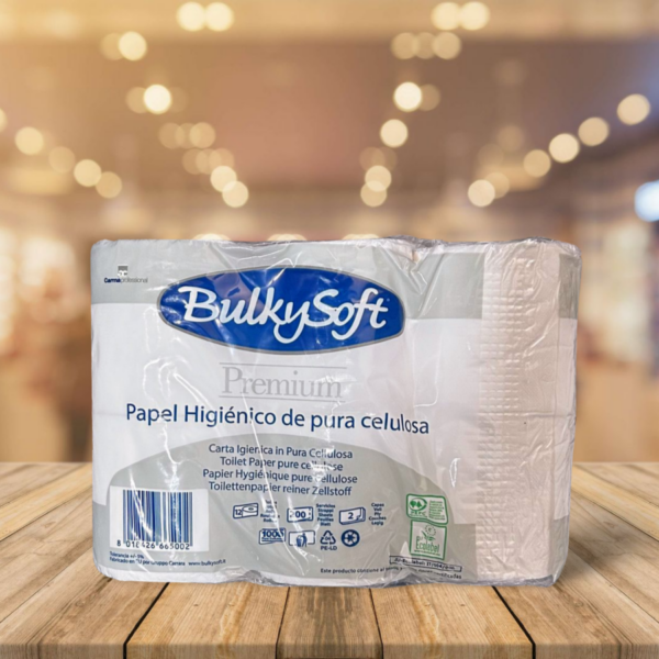 Papel Higiénico "Bulkysoft" 24 M Pack 12 Unid