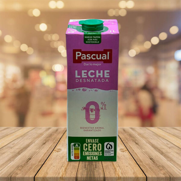 Leche "Pascual" Desnatada 1 Litro Pack 6