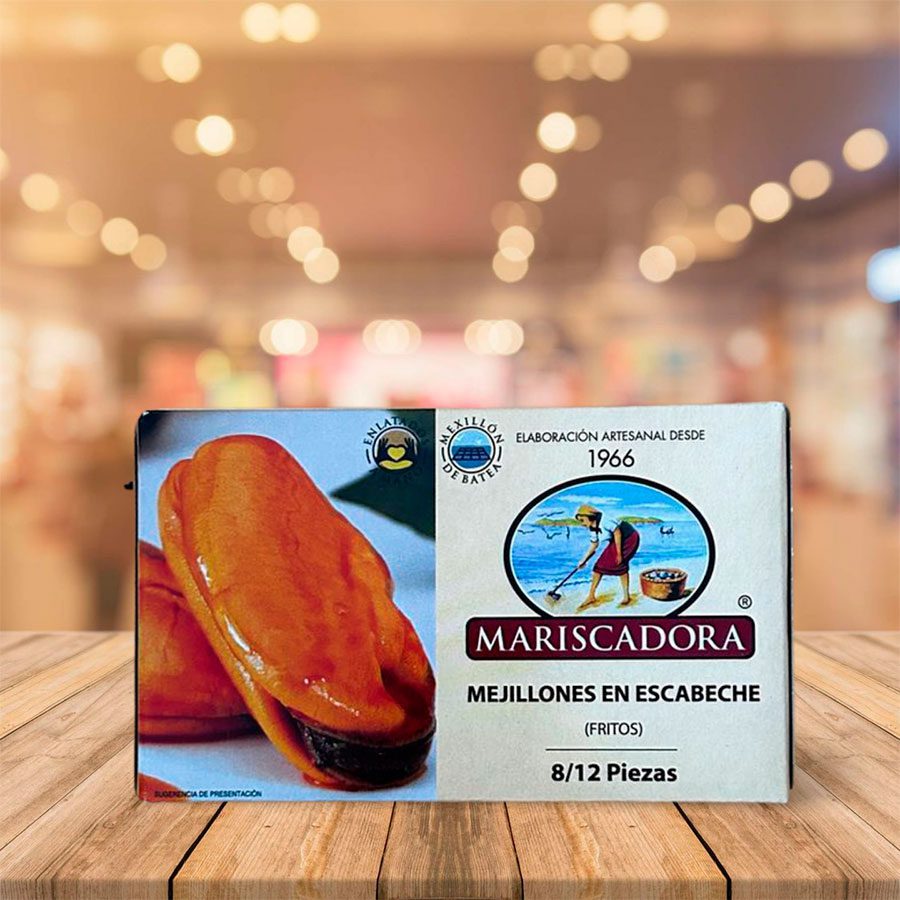 Mejillones en Escabeche "Mariscadora" 8/12 Unid