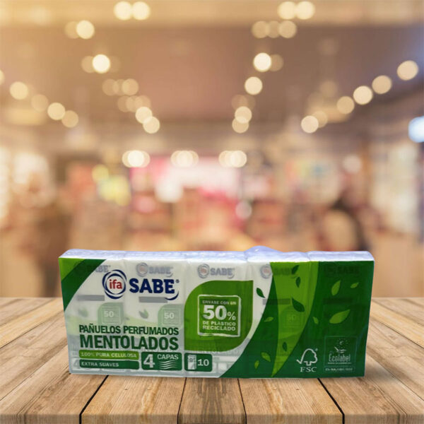 Pañuelos Perfumados Mentolados "Ifa Sabe" 10 Uds