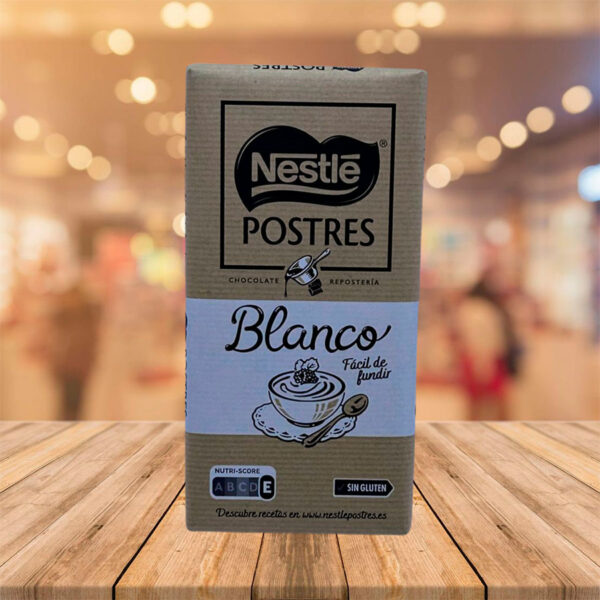 Tableta "Nestle" Postres Chocolate Blanco 180 Gr