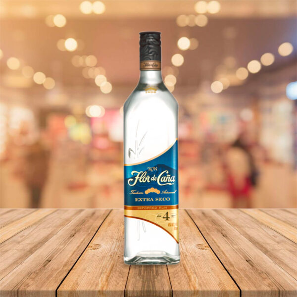 Ron "Flor de Caña" Blanco 4 Años