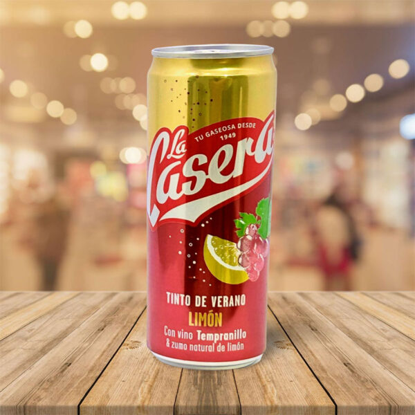 Tinto de Verano "La Casera" al Limón Bote 33 Cl Pack 24 Unid