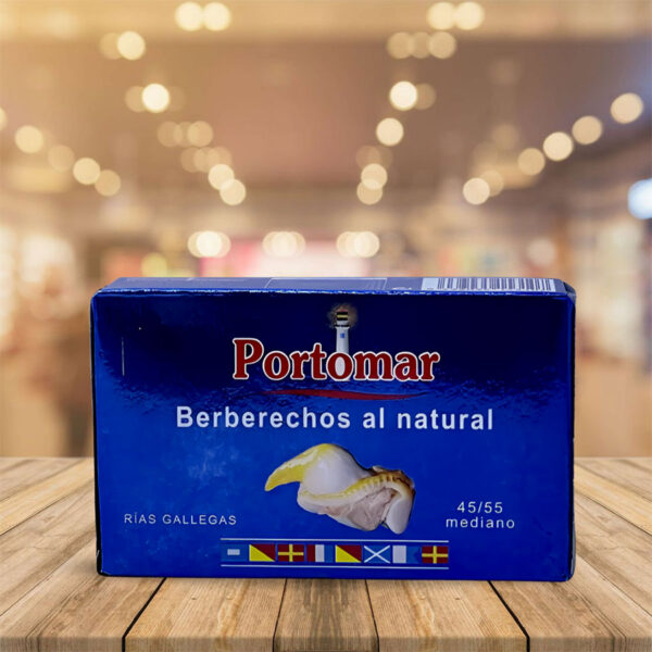 Berberechos al Natural "Portomar" 45/55 Piezas Ol-120