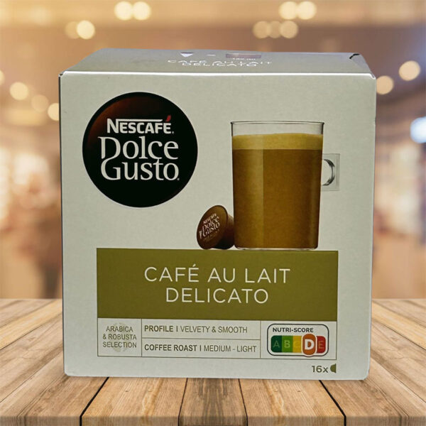 Café Au Lait Delicauto "Dolce Gusto Nescafé " 16 Capsulas