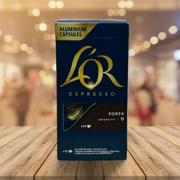 Café "L'OR" Espresso Forza 9 Intensidad 10 Capsulas