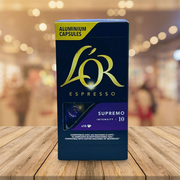 Café "LÒR" Espresso  Supremo 10 Intensidad 10 Capsulas