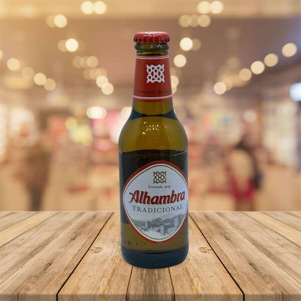 Cerveza "Alhambra" 25 cl Botellín Pack 24 Unid