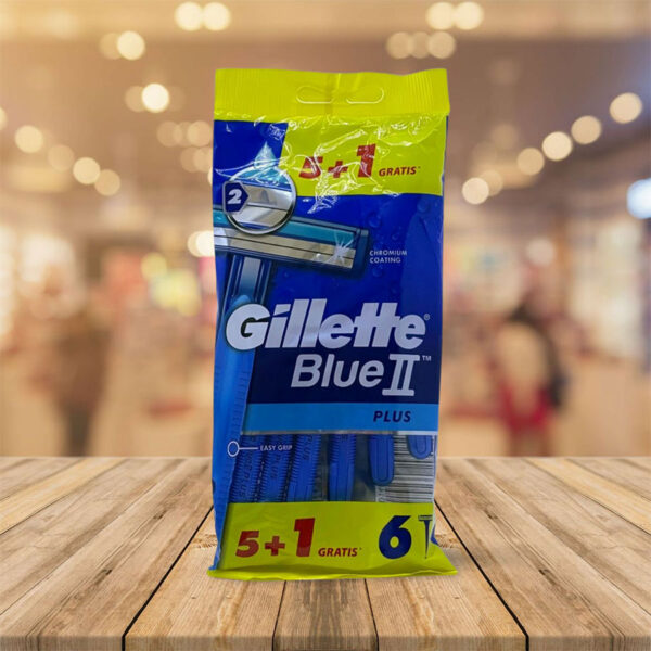 Cuchillas para Afeitar "Gillette Blue II" 5+1 Unidad