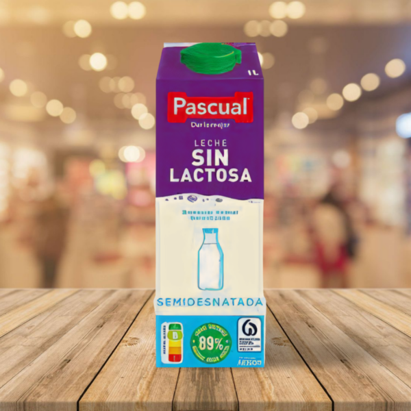 Leche "Pascual" Semi S/Lactosa 1L Pack 6