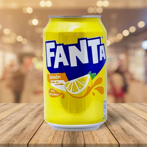 Refresco "Fanta" de Limón 33 cl Bote Pack 24 Unid