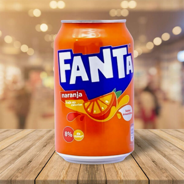 Refresco "Fanta" de Naranja 33 cl Bote Pack 24 Unid