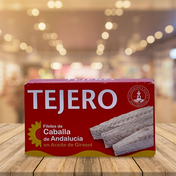 Filetes de Caballa en Aceite de Girasol Tejero de 120 gr