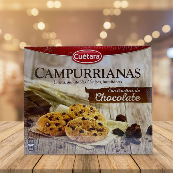 Galletas Campurrianas "Cuétara" con Trocitos de Chocolate 450 Gr