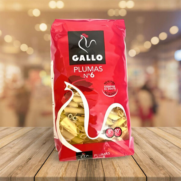 Pasta Pluma Nº6 "Gallo" 450 gr