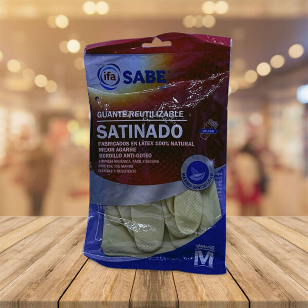 Guantes Reutilizables Satinado "Ifa SABE" Talla M