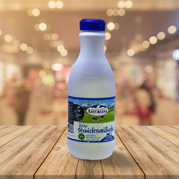 Leche "Asturiana" Semidesnatada 1.5 Litros Pack 6