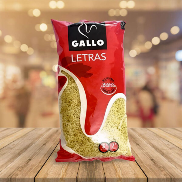 Pasta Letras "Gallo"250 gr