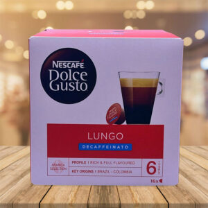 Café Lungo Descafeinado Nescafé "Dolce Gusto" 16 Cápsulas