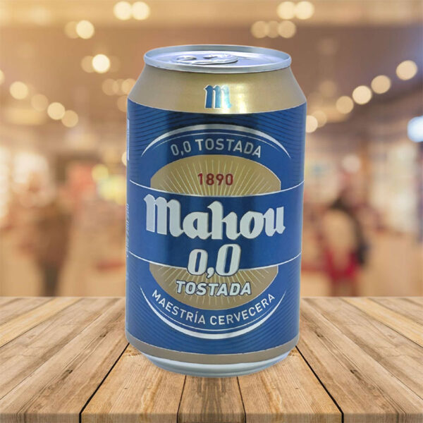 Cerveza "Mahou" 0,0 Tostada 33Cl Bote Pack 24 Unid