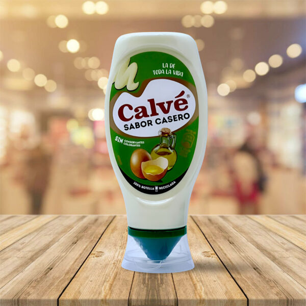 Mayonesa "Calvé" Sabor Casero Bocabajo 430 ml