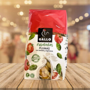 Pasta Vegetal Ensaladas Plumas "Gallo" 450 Gr