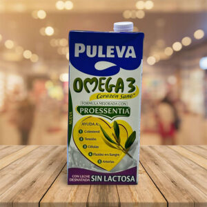 Leche Omega 3 Sin Lactosa "Puleva" 1 Litro Pack 6